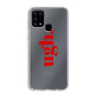 Ugh: Samsung Galaxy M31 Transparant Hoesje