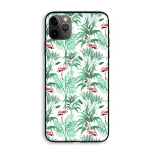 Flamingo bladeren: iPhone 11 Pro Max Biologisch afbreekbaar hoesje