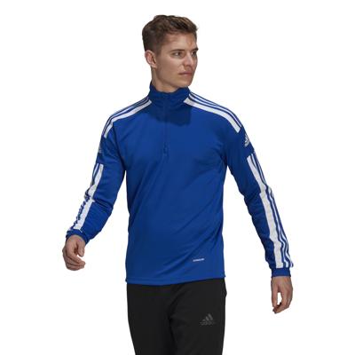 adidas Squadra 21 Trainingstrui 1/4-Zip Blauw Wit adidas Squadra 21 Trainingstrui 1/4-Zip Blauw Wit