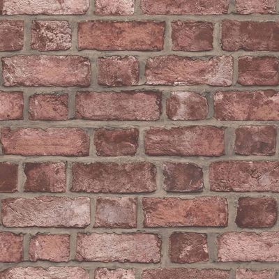 Homestyle Behang Brick Wall rood Homestyle Behang Brick Wall rood