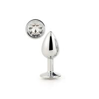 Anale Plug Dream Toys Gleaming Love Zilverkleurig