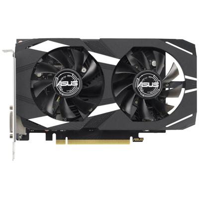 Asus Nvidia GeForce RTX 3050 Videokaart Dual - OC Edition 6 GB GDDR6-RAM PCIe x16 DVI, HDMI, DisplayPort Zero-Fan-Modus , Vulkan, NVIDIA G-Sync , Overclocked