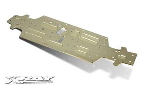 Alu Chassis Long Swiss 7075 T6 (3mm) Hard Coated - XB808 (X351103)