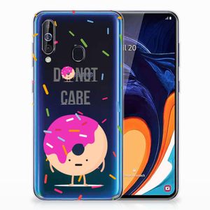 Samsung Galaxy A60 Siliconen Case Donut Roze