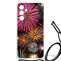 Samsung Galaxy A55 Anti Shock Bumper Case Vuurwerk - thumbnail