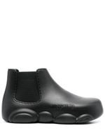 Moschino bottines Gummy 40 mm à logo embossé - Noir