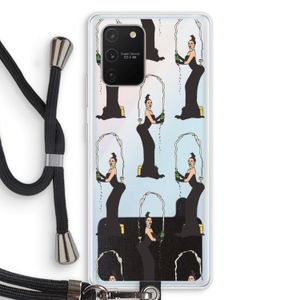 Pop Some Kim: Samsung Galaxy S10 Lite Transparant Hoesje met koord