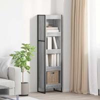 Boekenkast Grijs Sonoma 80 x 30 x 155 cm Bewerkt hout