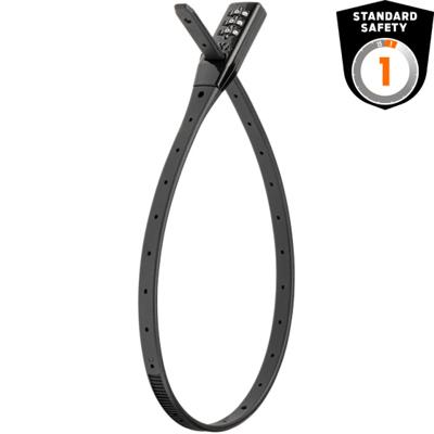 AXA Zipper Combinatieslot 10 53 Zwart