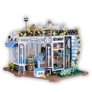 Miniatuurhuis Bouwpakket Groot - Dierenwinkel 'The Pet Club'