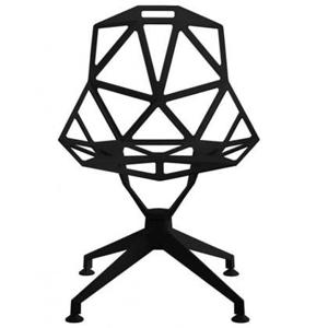 Magis Chair One 4Star stoel draaibaar zwart