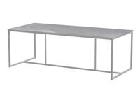 Quatro Tafelframe Frost Grey met Ceramic Light Grey Tafelblad 220 x 95 cm - 4so Quatro Tafelframe Frost Grey met Ceramic Light Grey Tafelblad 220 x 95 cm - 4so