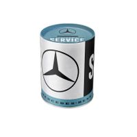 Mercedes-Benz Service spaarpot zwart 14 x 11 cm   -