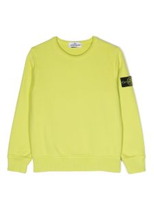 Stone Island Junior sweat en coton à motif Compass - Vert