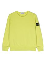 Stone Island Junior sweat en coton à motif Compass - Vert