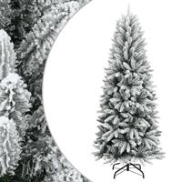 VidaXL Kunstkerstboom met sneeuw 120 cm pvc en pe