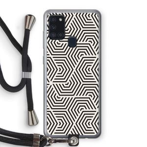 Magic pattern: Samsung Galaxy A21s Transparant Hoesje met koord