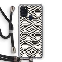 Magic pattern: Samsung Galaxy A21s Transparant Hoesje met koord