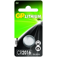 GP Batteries Knoopcel CR2016 Lituim 3V - thumbnail