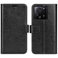 Xiaomi 13T/13T Pro Wallet Case met Magnetische Sluiting - Zwart