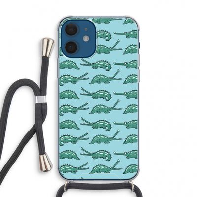 Kroko: iPhone 12 mini Transparant Hoesje met koord