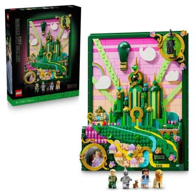 LEGO Wicked 75685 Emerald City Schilderij - 3D Bouwset voor Volwassenen - Model