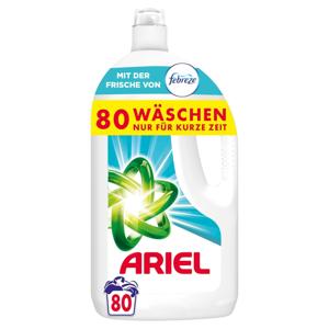 Ariel Ariel Wasmiddel Vloeibaar Febreze 4L - 80WL