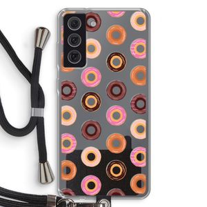 Donuts: Samsung Galaxy S21 FE Transparant Hoesje met koord