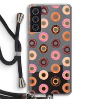 Donuts: Samsung Galaxy S21 FE Transparant Hoesje met koord