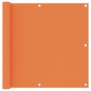vidaXL Balkonscherm 90x500 cm oxford stof oranje
