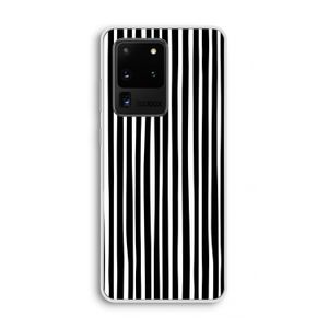 Stripes: Samsung Galaxy S20 Ultra Transparant Hoesje