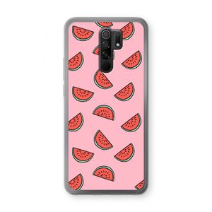Watermeloen: Xiaomi Redmi 9 Transparant Hoesje