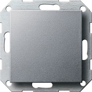 Gira inzetplaat blind aluminium