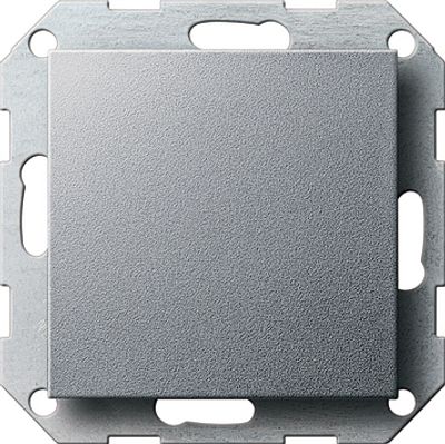 Gira inzetplaat blind aluminium