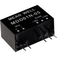 Mean Well MDD01L-12 DC/DC-convertermodule 42 mA 1 W Aantal uitgangen: 2 x Inhoud 1 stuk(s)