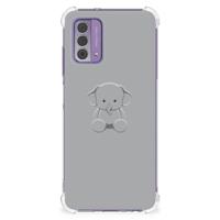 Nokia G42 Stevig | Bumper Hoesje | Grijs Baby Olifant