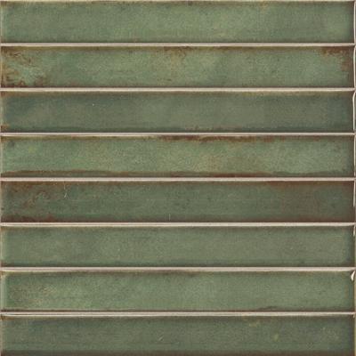 Brick Raku Emerald mozaiektegel 35x35 groen