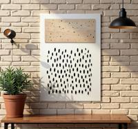 Onbeschrijfelijke kunst poster abstract
