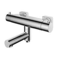 Hotbath Gal Thermostatische badmengkraan met wegdraaibare omstel uitloop chroom GL020CR