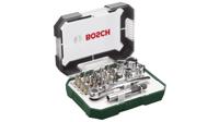 Bosch Accessories Promoline 2607017322 Bitset 26-delig Plat, Kruiskop Phillips, Kruiskop Pozidriv, Inbus, Binnen-zesrond (TX) Incl. ratel