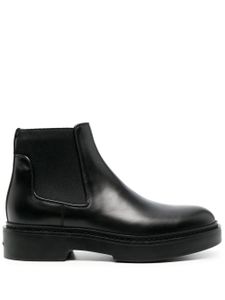 Santoni bottines Chelsea à bout rond - Noir