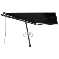Luifel vrijstaand automatisch 450x300 cm antracietkleurig