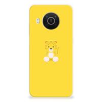 Nokia X10 | X20 Telefoonhoesje met Naam Baby Leopard