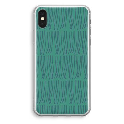 Swirls: iPhone XS Transparant Hoesje