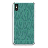 Swirls: iPhone XS Transparant Hoesje