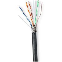 Netwerk Kabel Rol | CAT6 | Solid | S/FTP | Koper | 100.0 m | Buitenshuis | Rond | PE | Zwart | Gift - thumbnail
