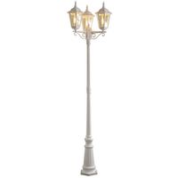 Konstsmide 7217-250 Firenze Staande buitenlamp Spaarlamp E27 100 W Wit