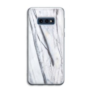Gestreepte marmer: Samsung Galaxy S10e Transparant Hoesje