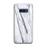 Gestreepte marmer: Samsung Galaxy S10e Transparant Hoesje
