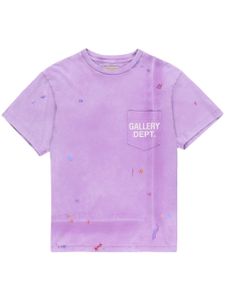 GALLERY DEPT. t-shirt à logo brodé - Violet